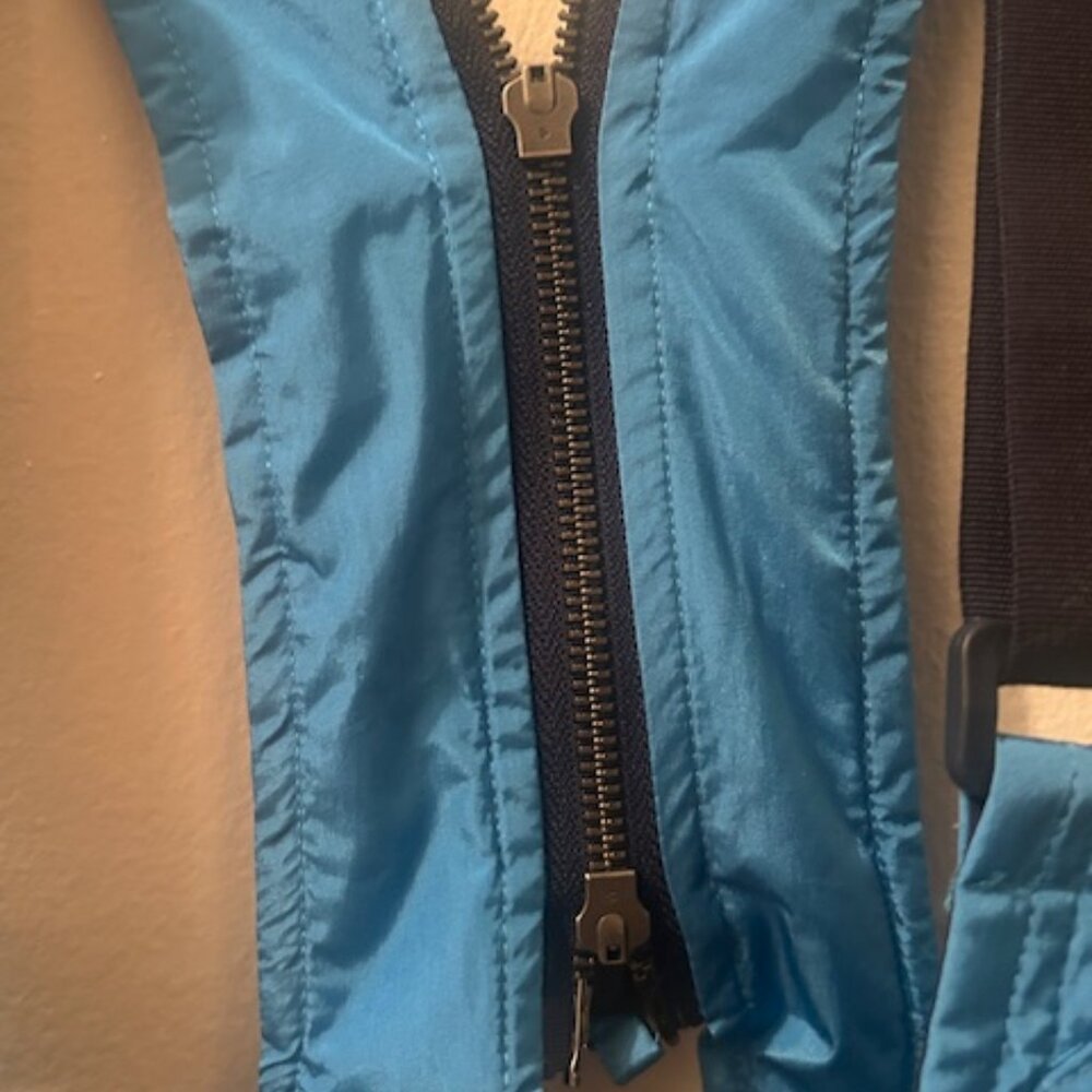 Free People Movement FP Outdoor Pursuits Blue Nylon Zip Pocket Utility Vest NEW - Picture 15 of 16